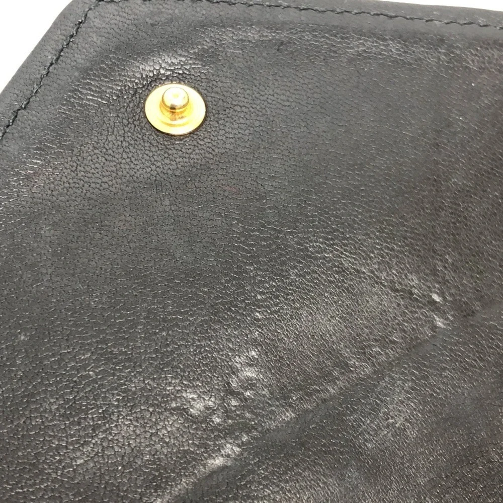 CHANEL black lambskin